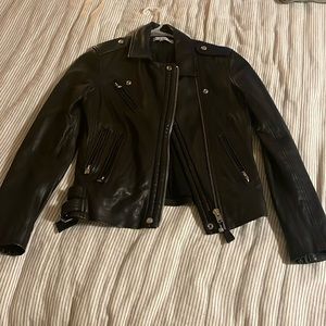IRO Black Leather Jacket